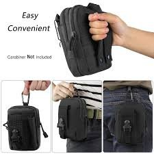Mobile Phone Case Pouch Waist Bag Waterproof Nylon Multifunction Casual Men Waist Pack Male Small Bag