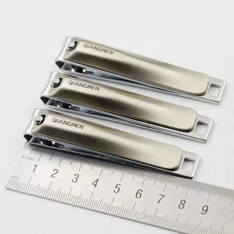 Qiangren Nail Cutter Stainless Steel Manicure Fingernail Clippers